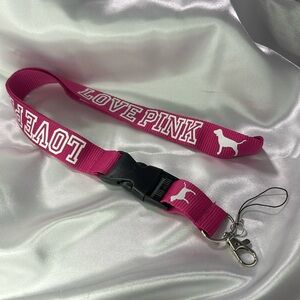 NEW- PINK LOVE PINK LANYARD NWOT